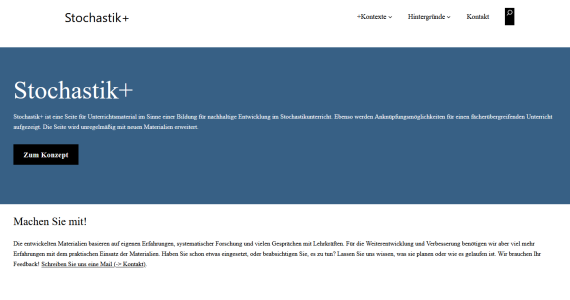 Websteite Stochastik+