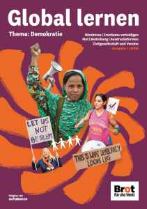 Titelseite Global lernen Demokratie 