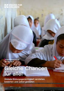 bitte dasselbe 14:59  Unterrichtsmaterial „Gleiche Chancen für alle!" (Visions for Children, ab Klasse 9): Mädchen mit Kopftüchern schreiben in einem einfachen Klassenzimmer. Untertitel: „Globale Bildungsgerechtigkeit verstehen, bewerten und selbst gestalten."