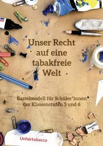 Bastelmodell Kinderrechte unfairtobacco. Quelle: BLUE 21 / Unfairtobacco