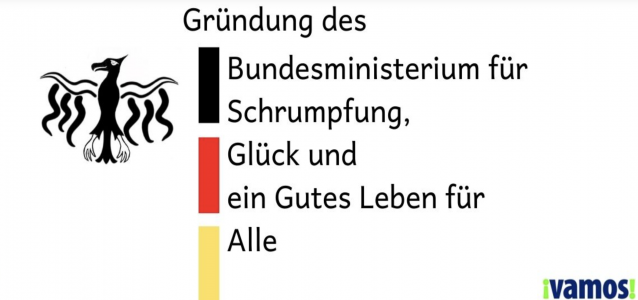 Logo des Bundesministeriums für Schrumpfung, Gemeinwohl und ein gutes Leben für Alle“