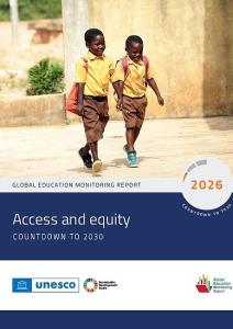 Titelseite des  Global Education Monitoring Report 2026