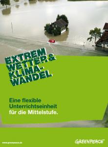 Titelseite Extremwetter und Klimawandel, Quelle: www.greenpeace.de