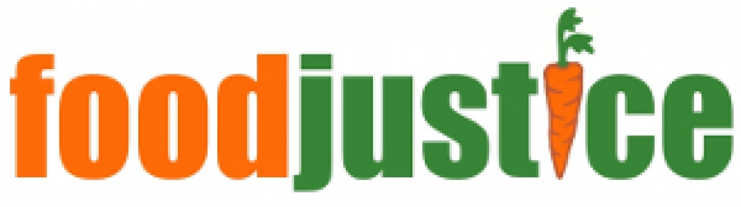 Logo foodjustice. Quelle: foodjustice.de
