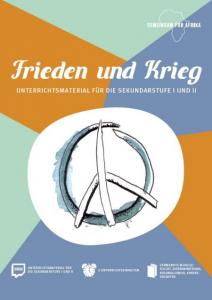 Cover Modul Frieden und Krieg für die Sekundarstufen. 