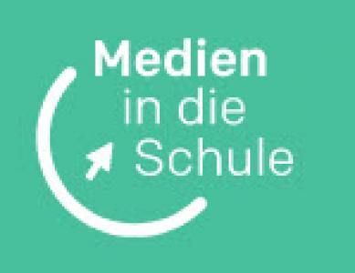 Logo Medien in die Schule. Quelle: medien-in-die-schule.de