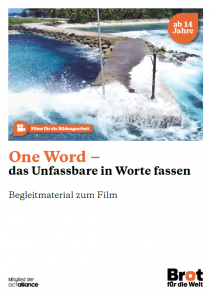 Titelbild Begleitmaterial zum Film „One Word – das Unfassbare in Worte fassen“. Foto eines Wasseregels. Quelle: Brot für die Welt.