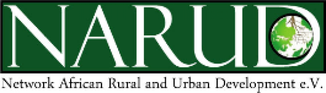 Logo NARUD. Weiße Schrift auf grünem Hintergrund. Quelle und Rechte: https://narud.org/