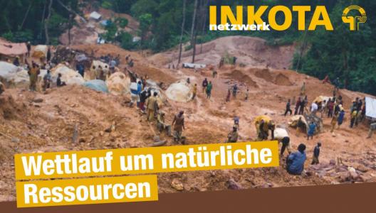Roll-Up Ausstellung Ressourcengerechtigkeit. Quelle: INKOTA Netzwerk