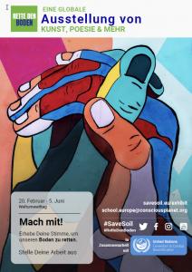 Broschüre Ausstellung Save Soil