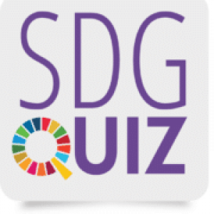 Logo SDG-Quiz. Quelle: klimaquiz.de