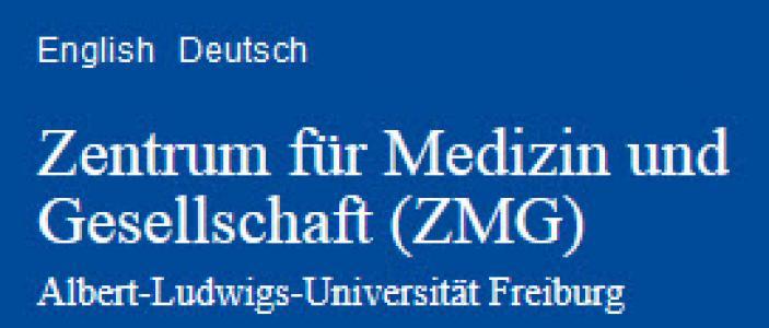  Logo Zentrum für Medizin und Gesellschaft der Uni Freiburg