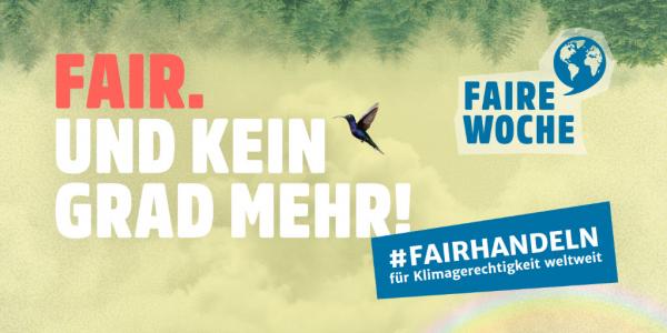 Plakat zur Fairen Woche 2023. Quelle: faire-woche.de