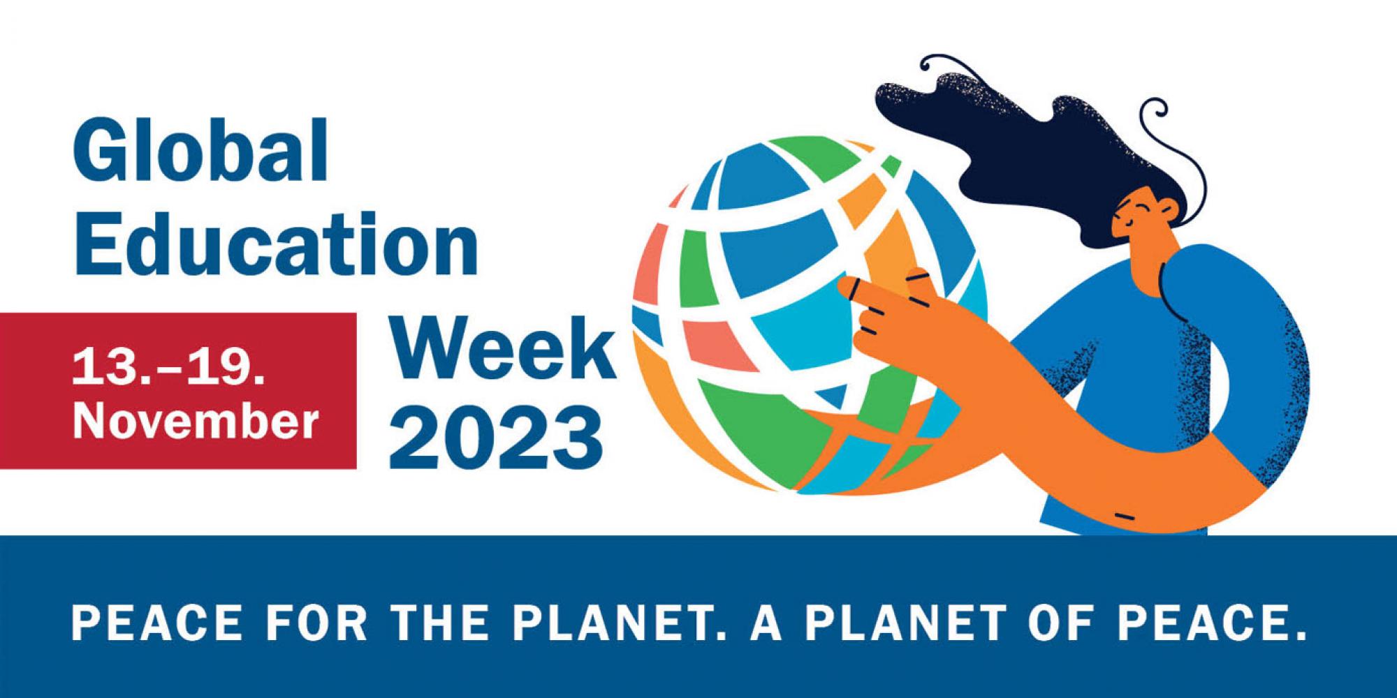 Postkarte: Global Education Week 2023. Quelle: WUS